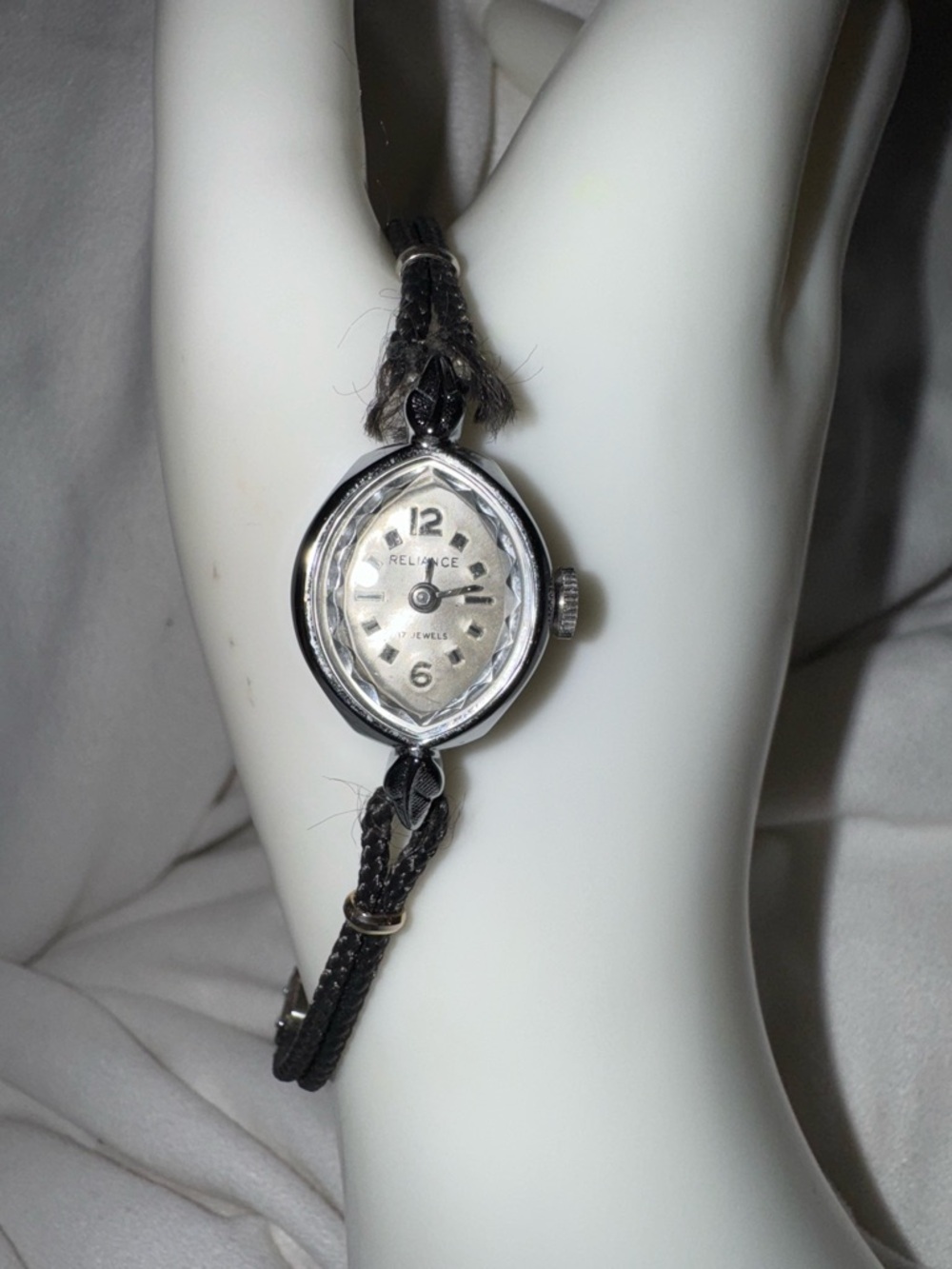 Vintage RARE Working Reliance 17 Jewel Ladies Mechanical Watch, 1960's